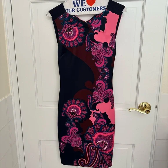 Ted Baker London | Dresses | Ted Baker Navy And Pink Bodycon Mididress | Poshmark Ted Baker London | Dresses | Ted Baker Navy And Pink Bodycon Mididress | Poshmark
